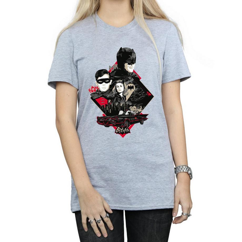 DC COMICS Batman 1966 TV Series Diamond T-Shirt  