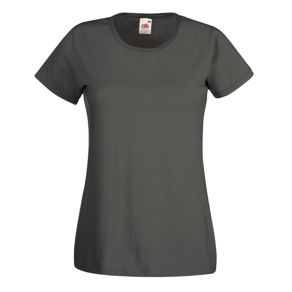 Image of Ladyfit Tshirt Damen Taubengrau S