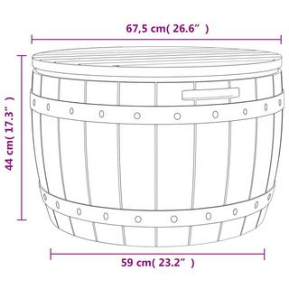 VidaXL Gartenbox polypropylen  