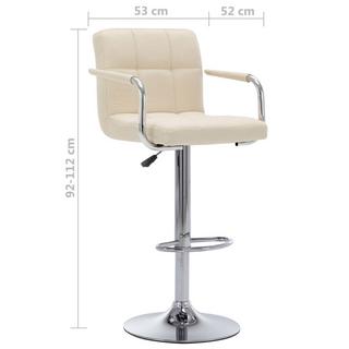 VidaXL Chaise de bar tissu  