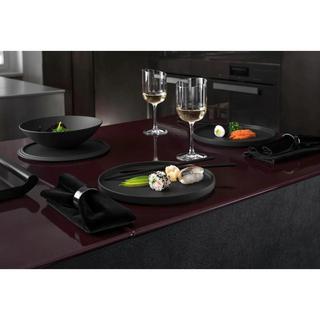 Villeroy&Boch Speiseteller Iconic 6 Stück, Schwarz (6x, 24cm)  