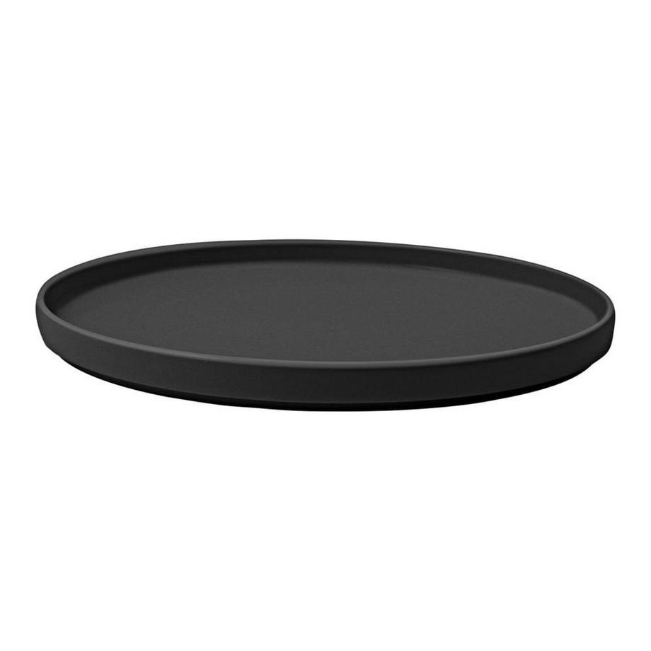 Villeroy&Boch Speiseteller Iconic 6 Stück, Schwarz (6x, 24cm)  