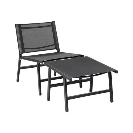 Beliani Chaise de jardin en Revêtement textile Moderne MARCEDDI  