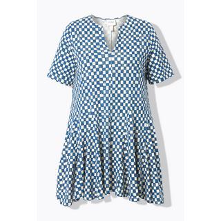 Ulla Popken T-Shirt Scollo Tunica Manica Corta Svasata  