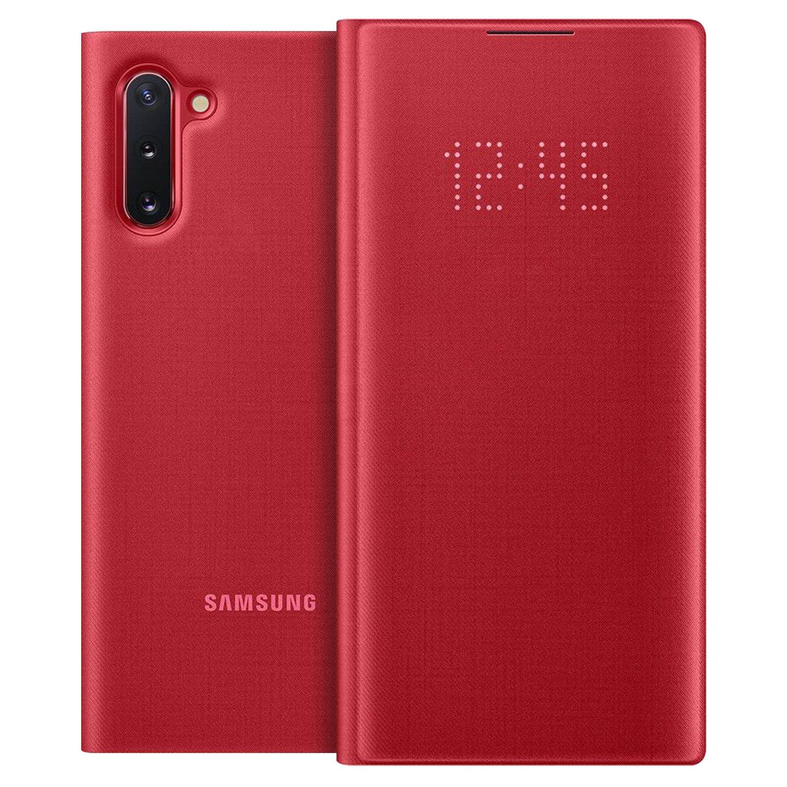 SAMSUNG  Étui Folio Led Galaxy Note 10 Rouge 