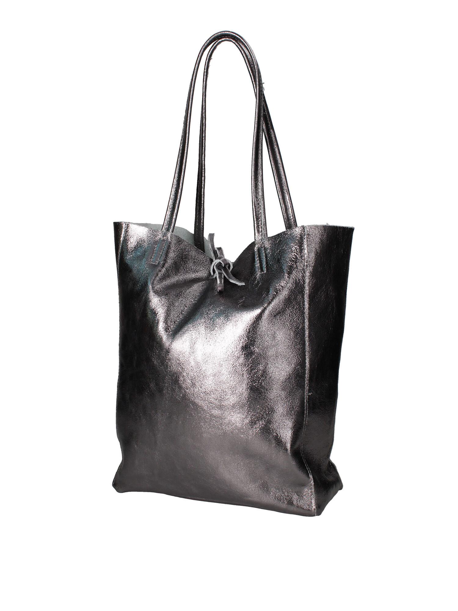 Gave Lux Shopper Tasche mit Leder Kordelzugverschluss  