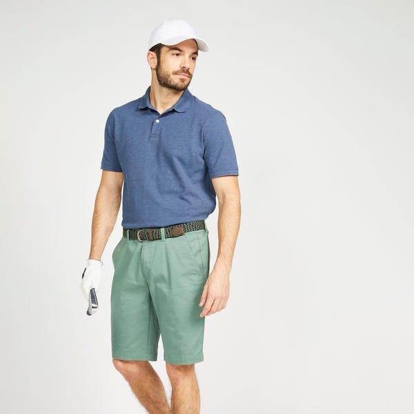 Image of Poloshirt Kurzarm - Mw500 M Herren Mittelblau S