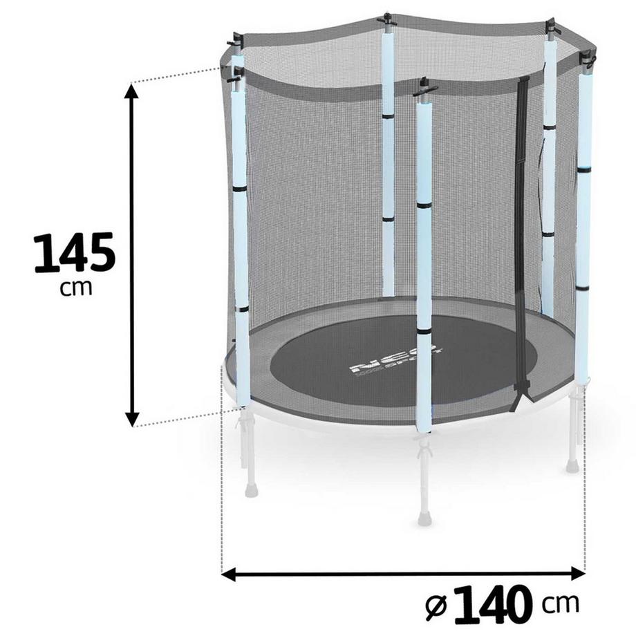 B2X Rete protettiva esterna per trampolino 140 cm 4,5 ft Neo-sport  