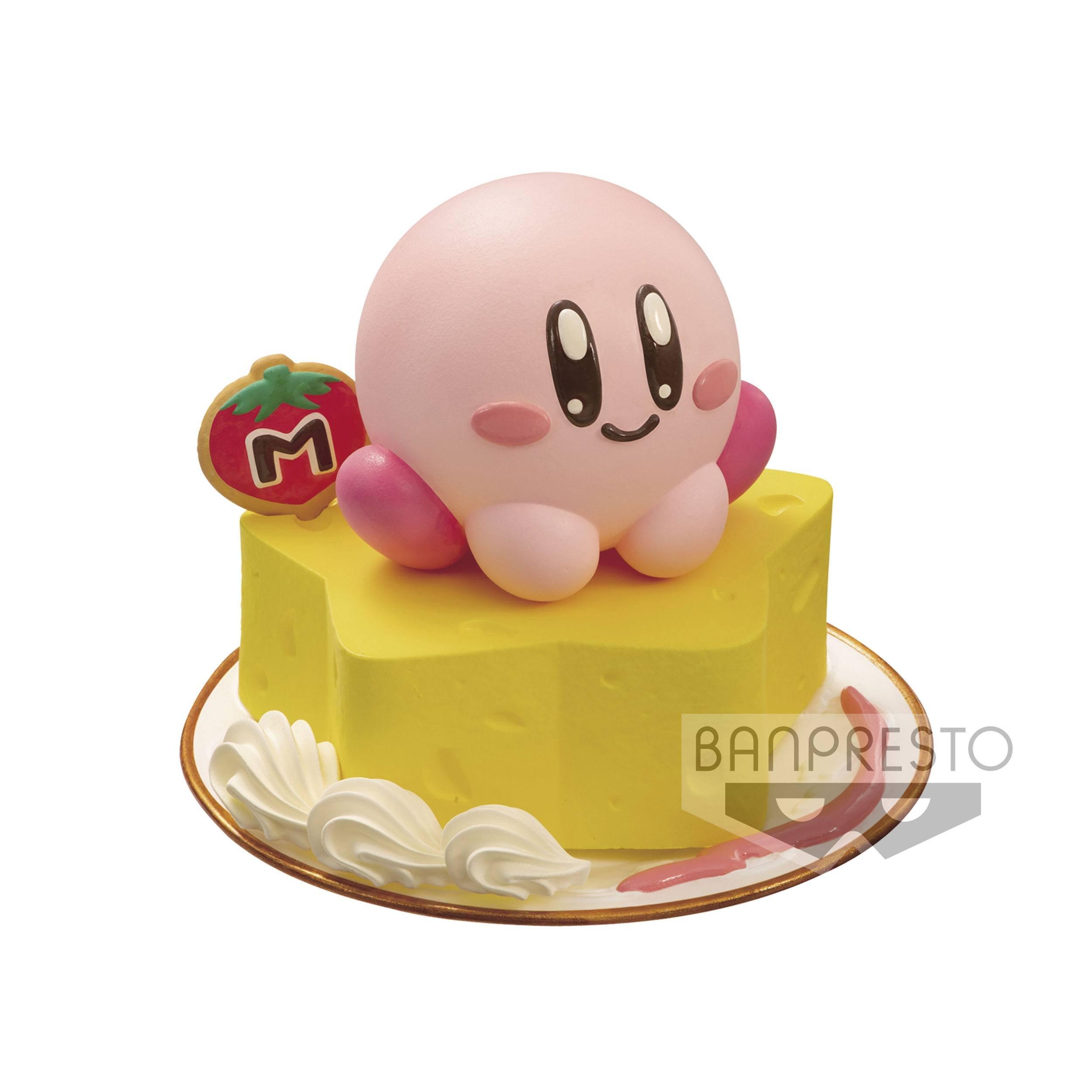 Banpresto  Figurine Statique - Paldolce Collection - Kirby - Kirby with Star Cake 