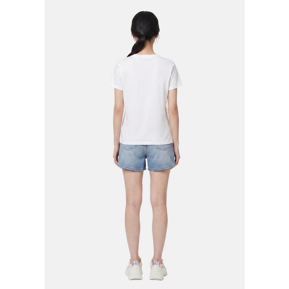 Chiara Ferretti T-Shirt mit verziertem Schriftprint  