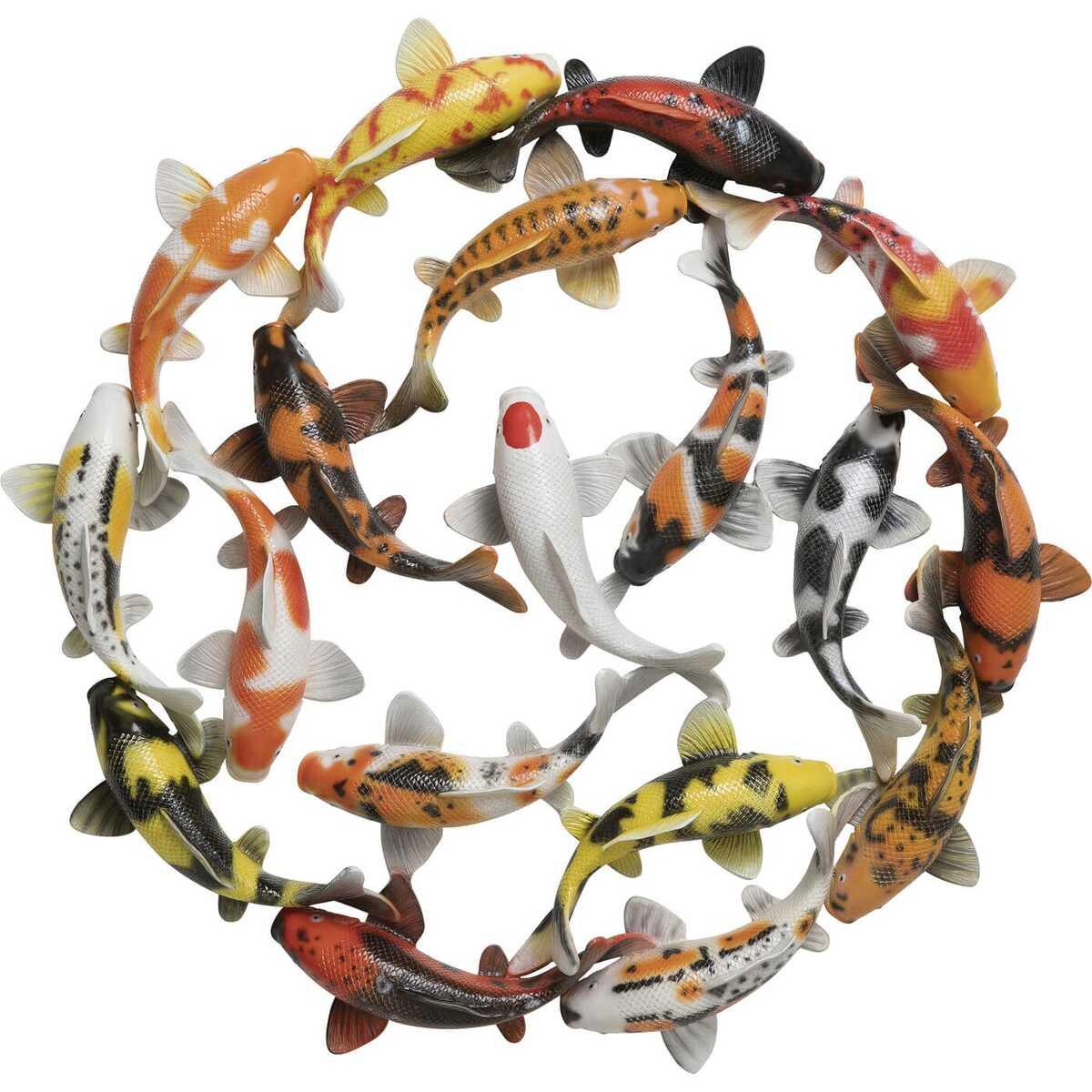 Image of Wandobjekt School of Koi Colore rund 102 Wandobjekt School of Koi Colore rund 102