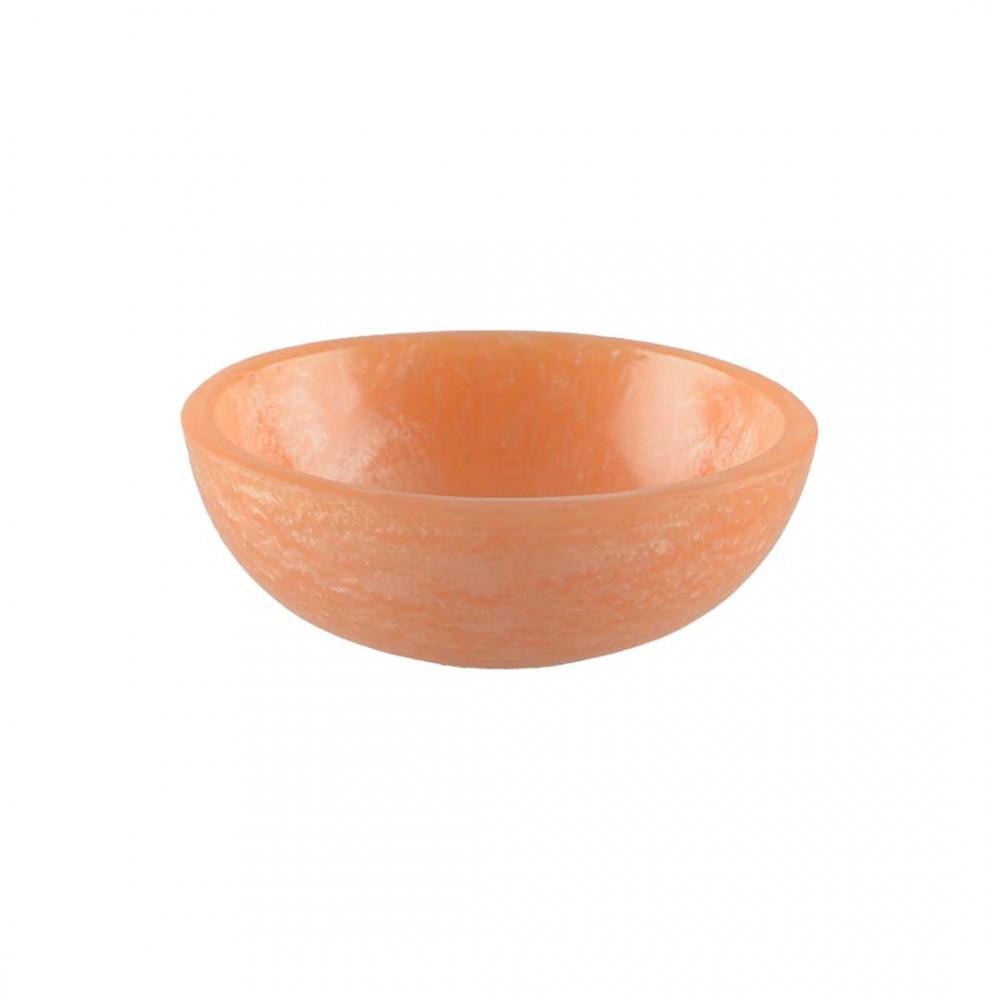 Image of Schüssel aus Pfirsichfarbenem Harz 10,15cm Schüssel aus Pfirsichfarbenem Harz 10,15cm