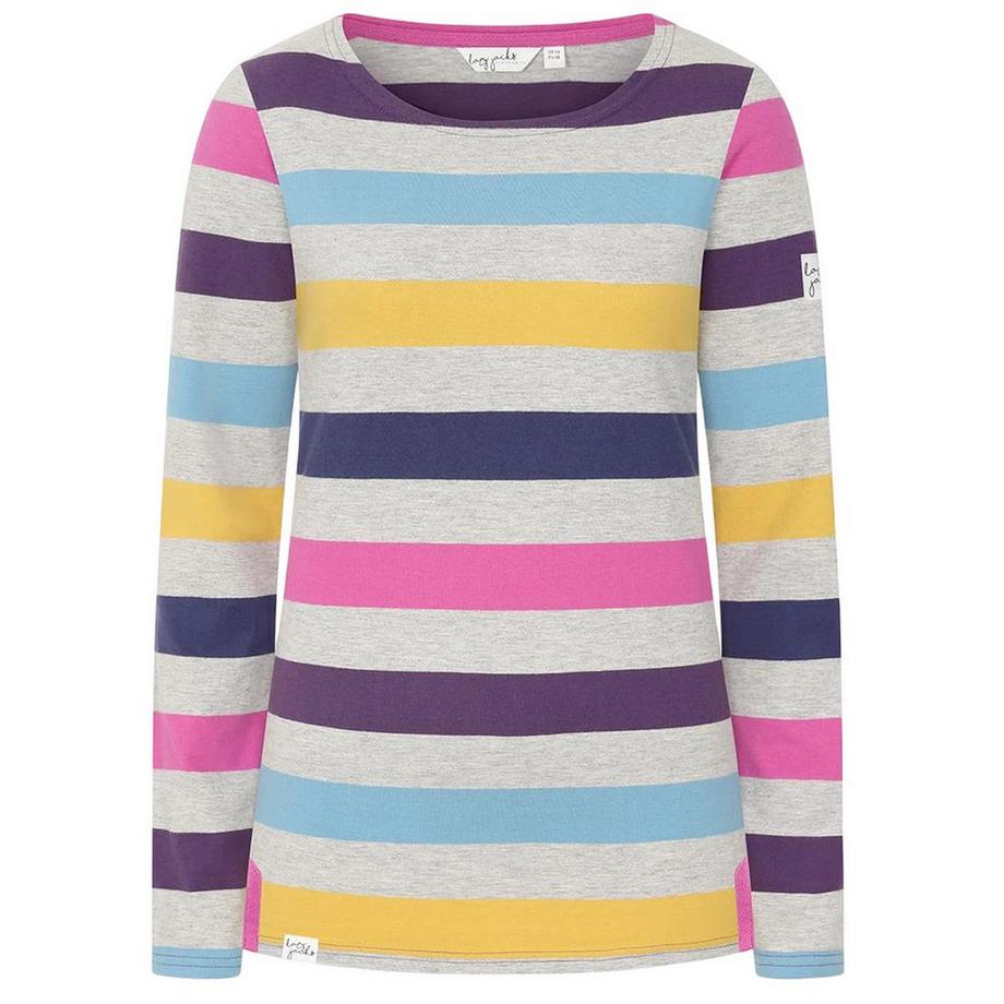 Haut manches longues motiftyle rayures multiples BRETON