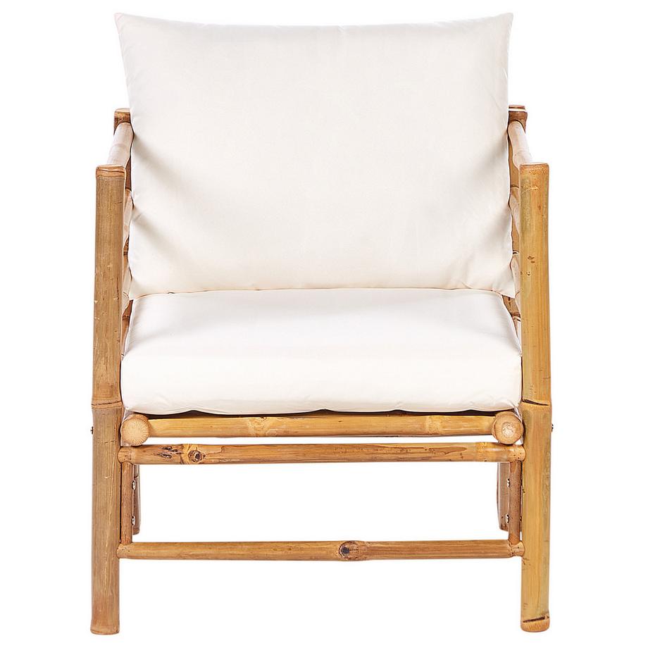 Beliani Lounge Set mit Tisch aus Bambus  CERRETO  