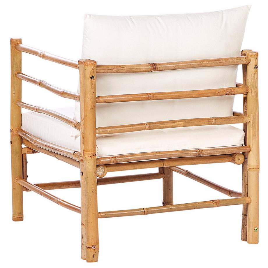 Beliani Lounge Set mit Tisch aus Bambus  CERRETO  