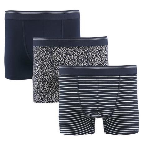 La Redoute Collections  Lot de 3 boxers 2 imprimés + 1 uni 