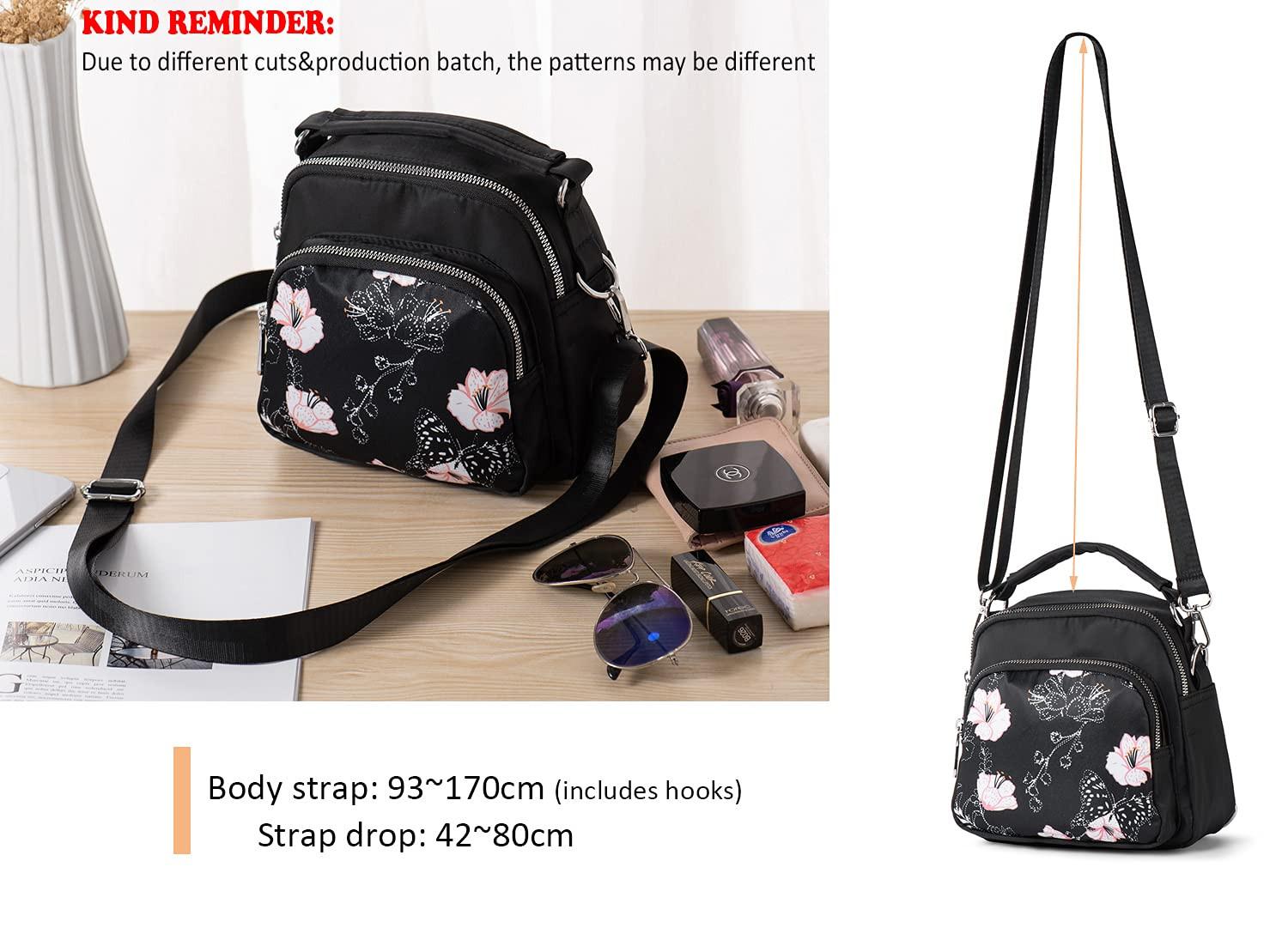 Only-bags.store Petit Sac Bandoulière Convertible en Nylon  