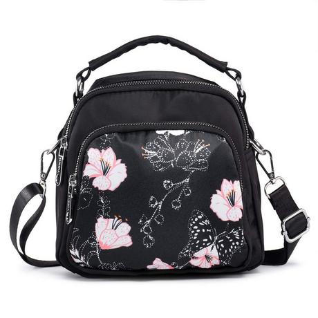Only-bags.store Petit Sac Bandoulière Convertible en Nylon  