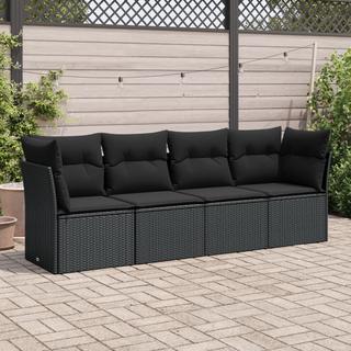 VidaXL set divano da giardino Polirattan  