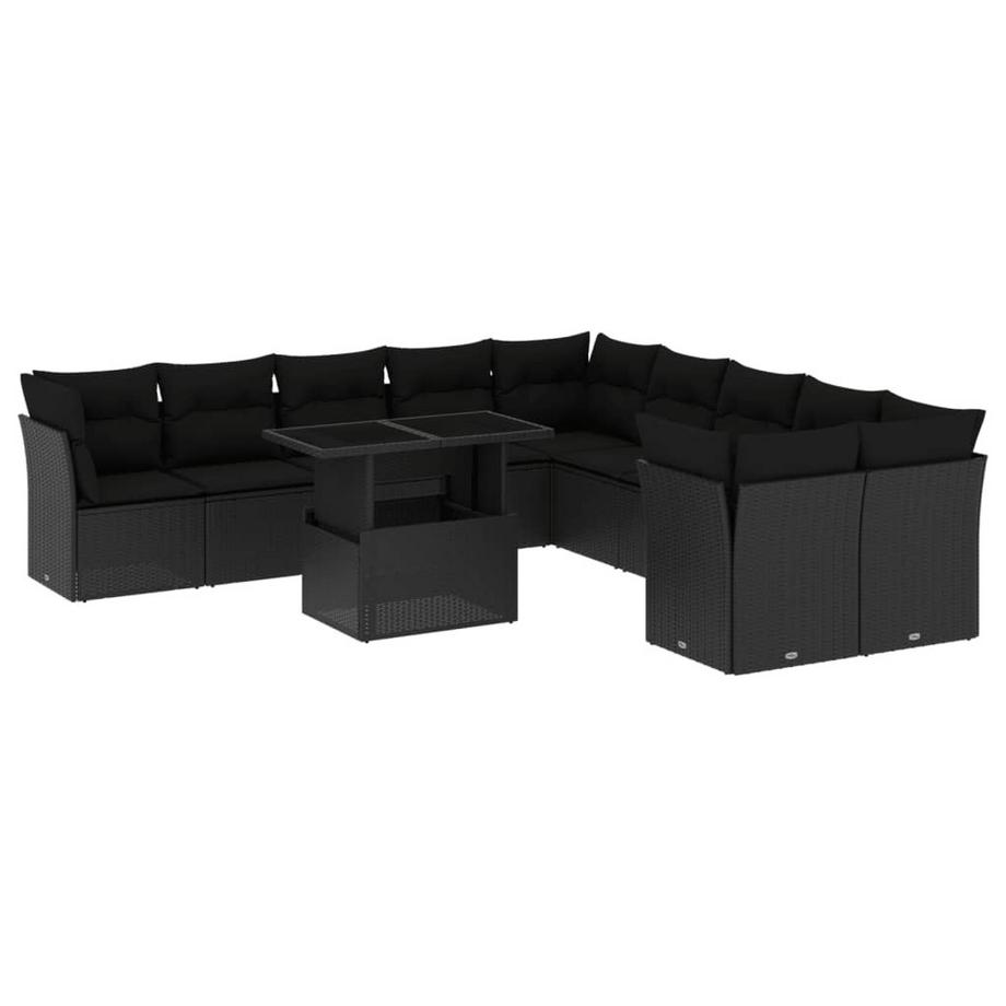 set divano da giardino Polirattan