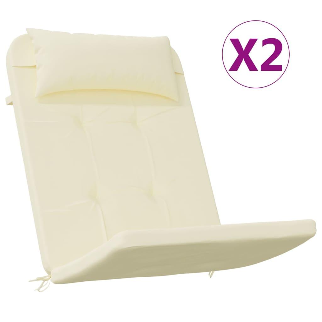 VidaXL Coussin de chaise adirondack tissu  