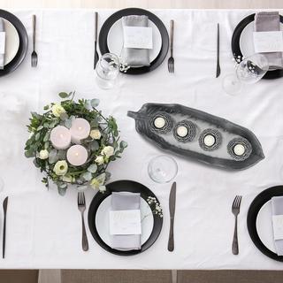 Northix Decorazione luminosa con 4 portacandele  