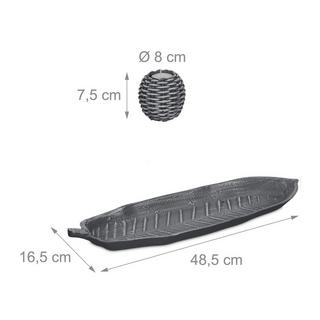 Northix Decorazione luminosa con 4 portacandele  