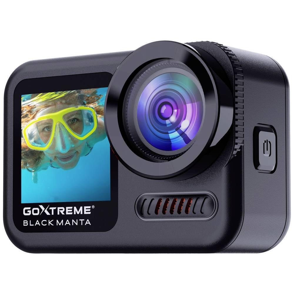 GoXtreme  Black Manta 5K Action Cam Touch-Screen, WLAN, Zeitlupe/Zeitraffer, Dual-Display 