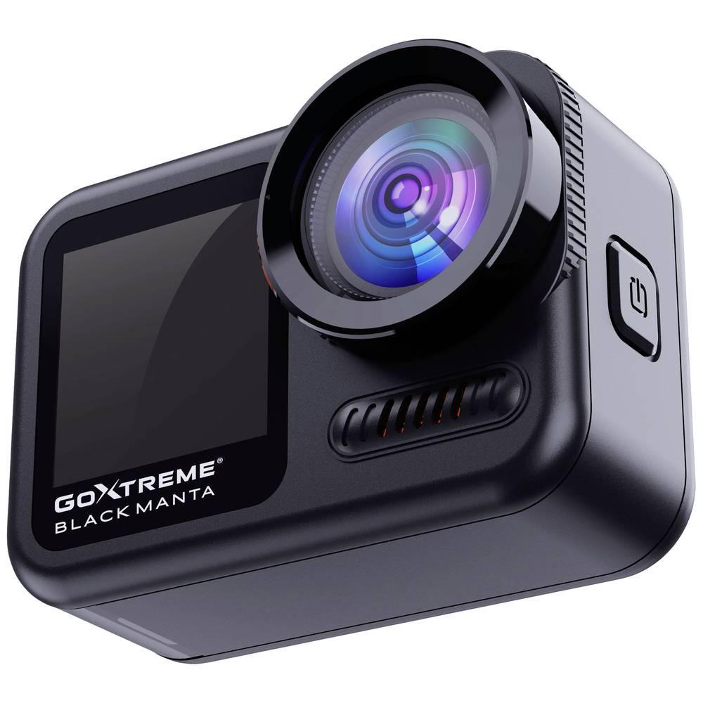 GoXtreme  Black Manta 5K Action Cam Touch-Screen, WLAN, Zeitlupe/Zeitraffer, Dual-Display 