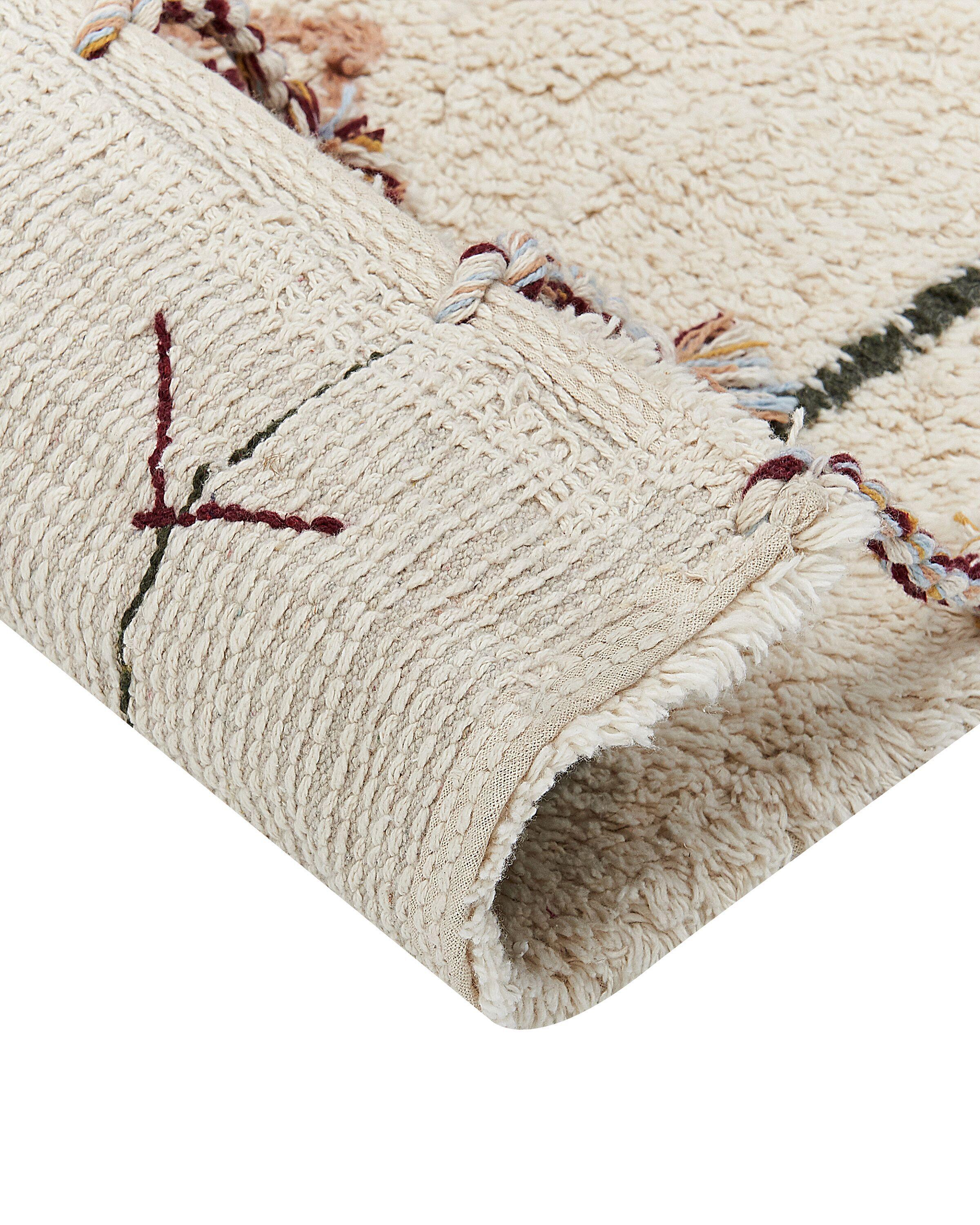 Beliani Tapis en Coton Boho CORUM  