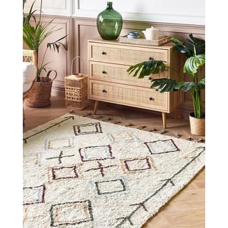 Beliani Tapis en Coton Boho CORUM  