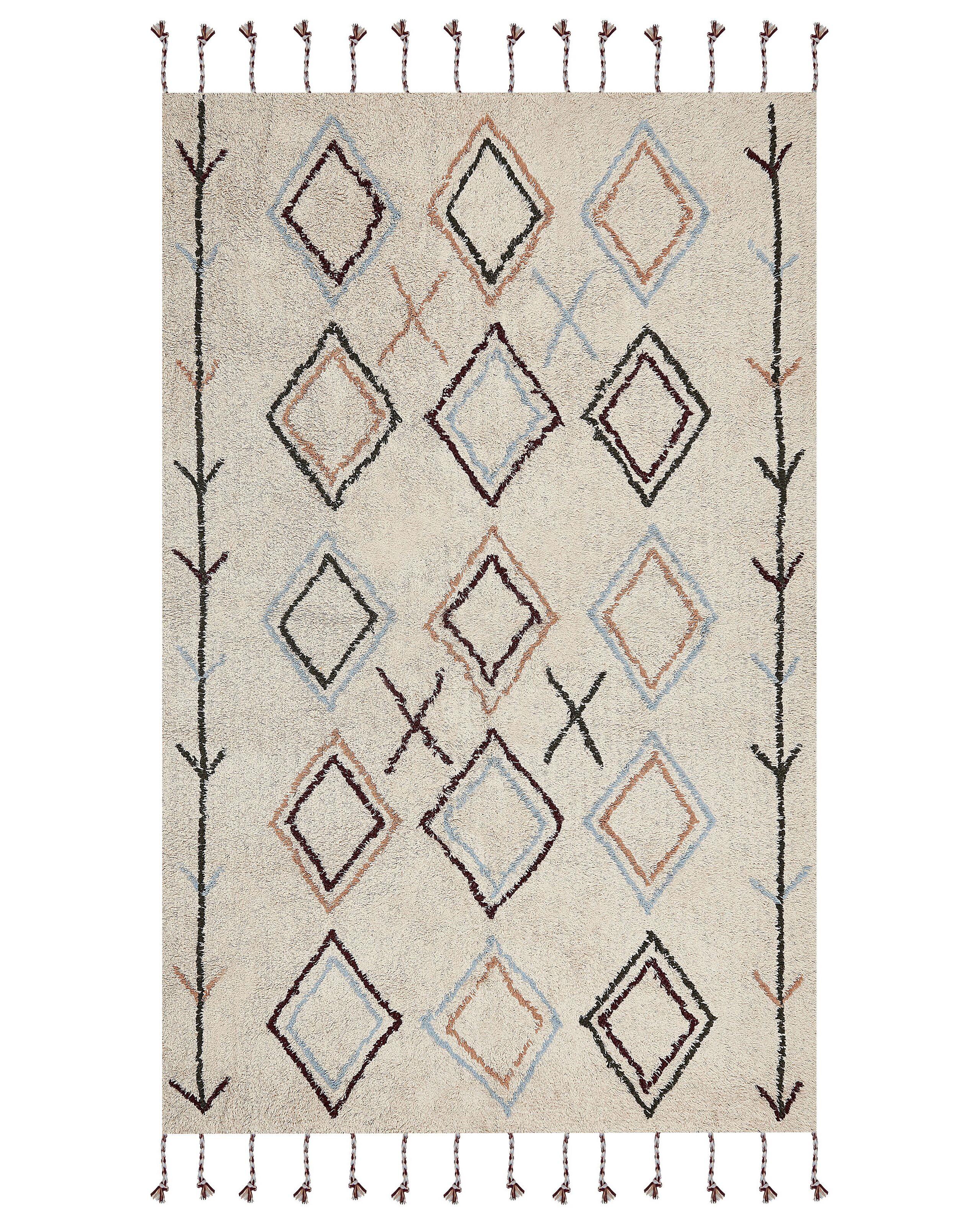 Beliani Tapis en Coton Boho CORUM  