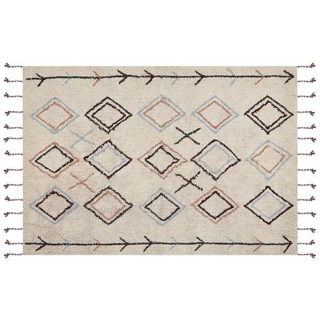 Beliani Tapis en Coton Boho CORUM  