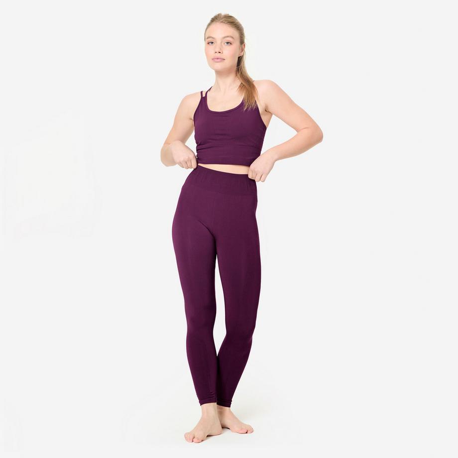 DECATHLON Reggiseno sportivo crop supporto leggero  