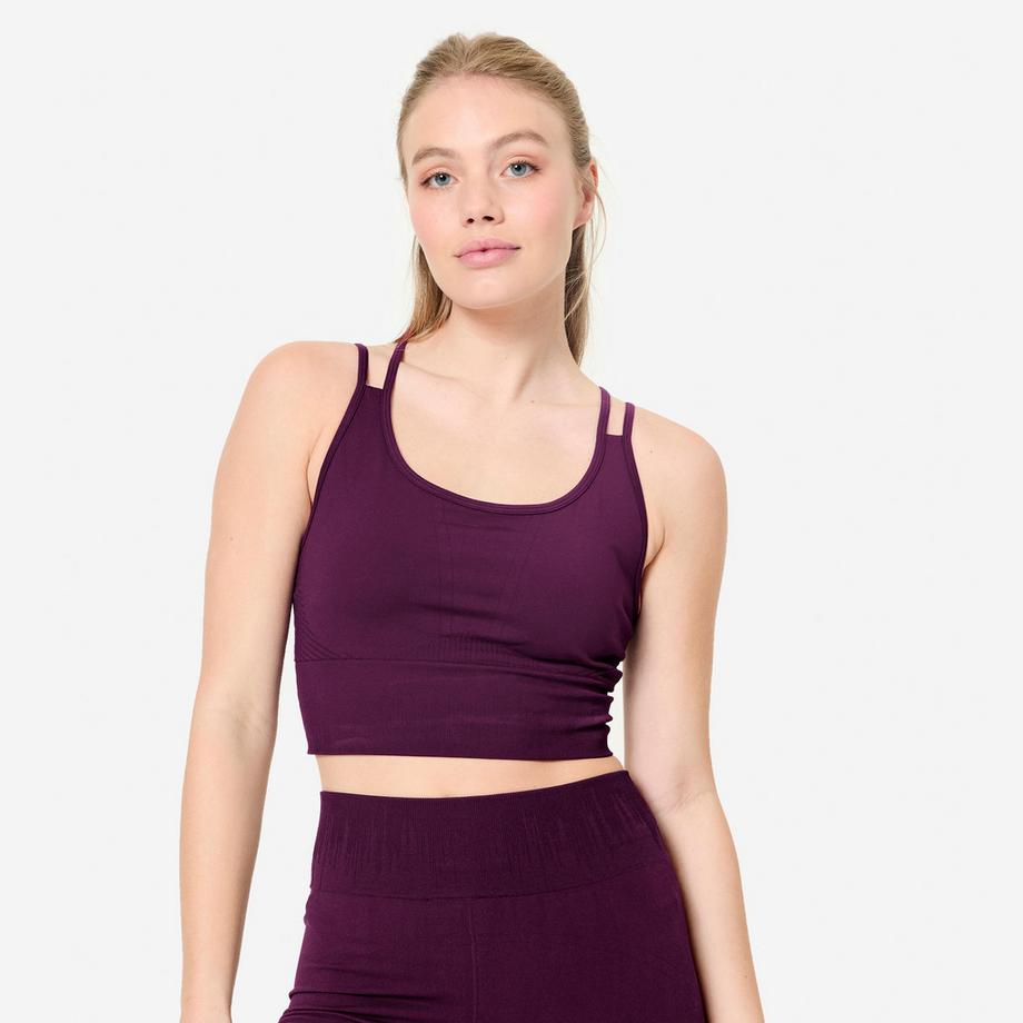 Reggiseno sportivo sostegno leggero donna poliammide