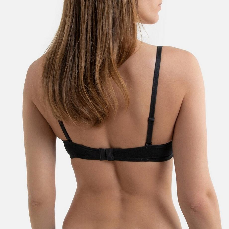 La Redoute Collections Unifarbener Triangel-BH Cottone  