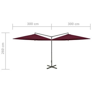 VidaXL Parasol de jardin  