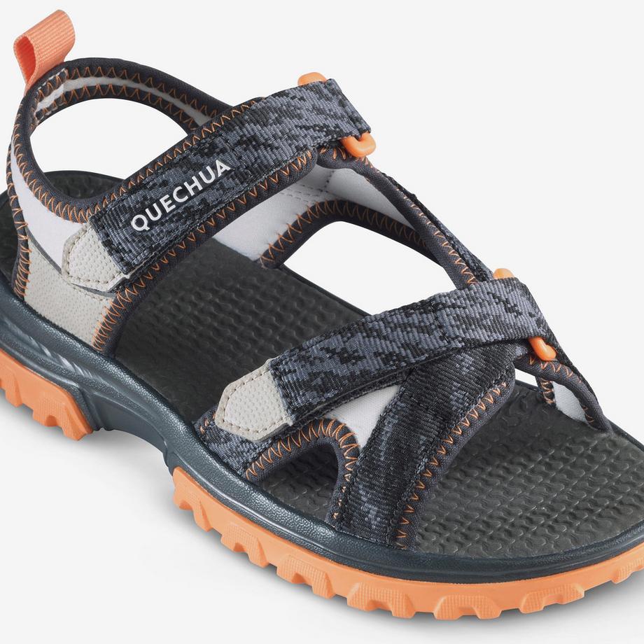QUECHUA MH120 TW Sandali da Trekking per Bambini Nero  
