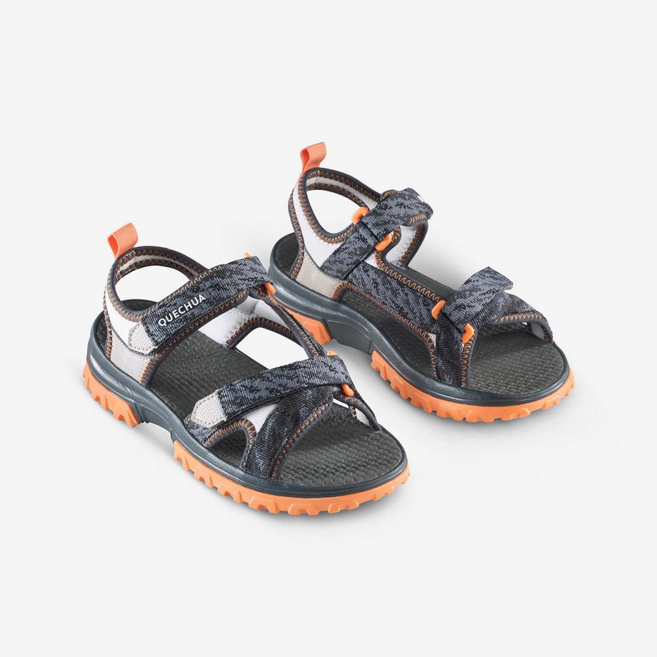QUECHUA MH120 TW Sandali da Trekking per Bambini Nero  
