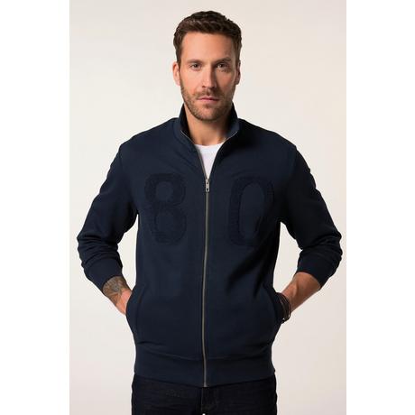 JP1880 Sweatjacke Stehkragen Badges  