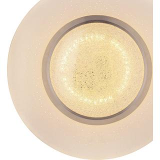 mutoni Plafonnier Candida métal blanc 1xLED 34x34  