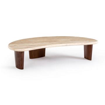 Table basse travertin