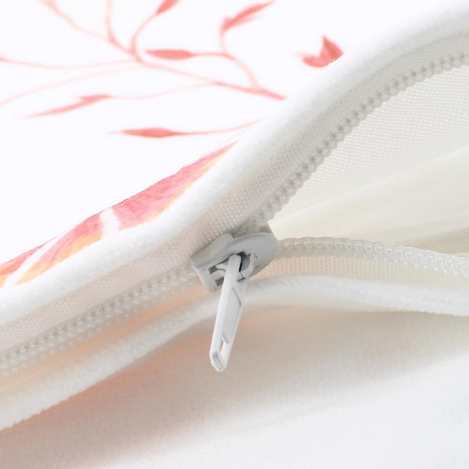 Avizar Lot 2 Housses de Coussin Coquelicot  