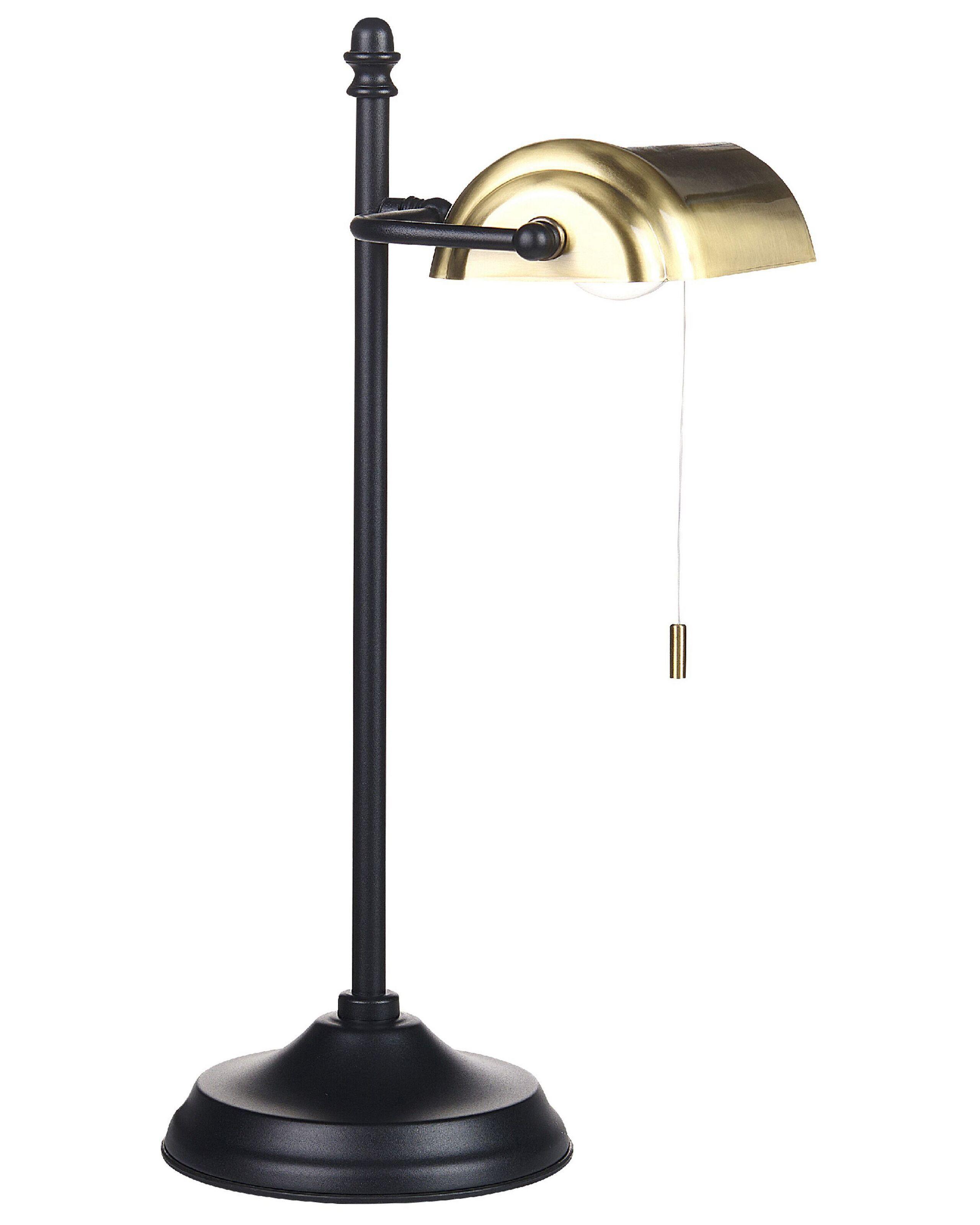 Beliani Lampe à poser en Métal Rétro MARAVAL  