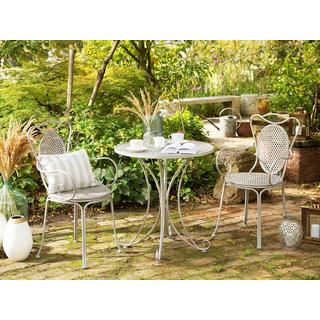 Beliani Bistro Set aus Eisen Klassisch CILENTO  