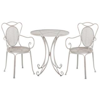 Beliani Bistro Set aus Eisen Klassisch CILENTO  