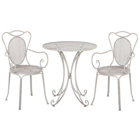 Beliani Bistro Set aus Eisen Klassisch CILENTO  