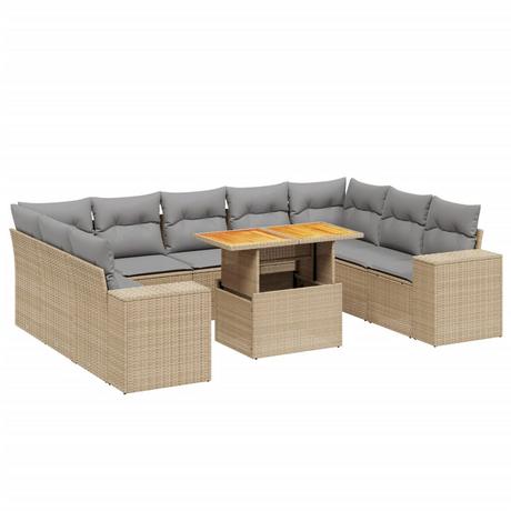 VidaXL Garten sofagarnitur poly-rattan  