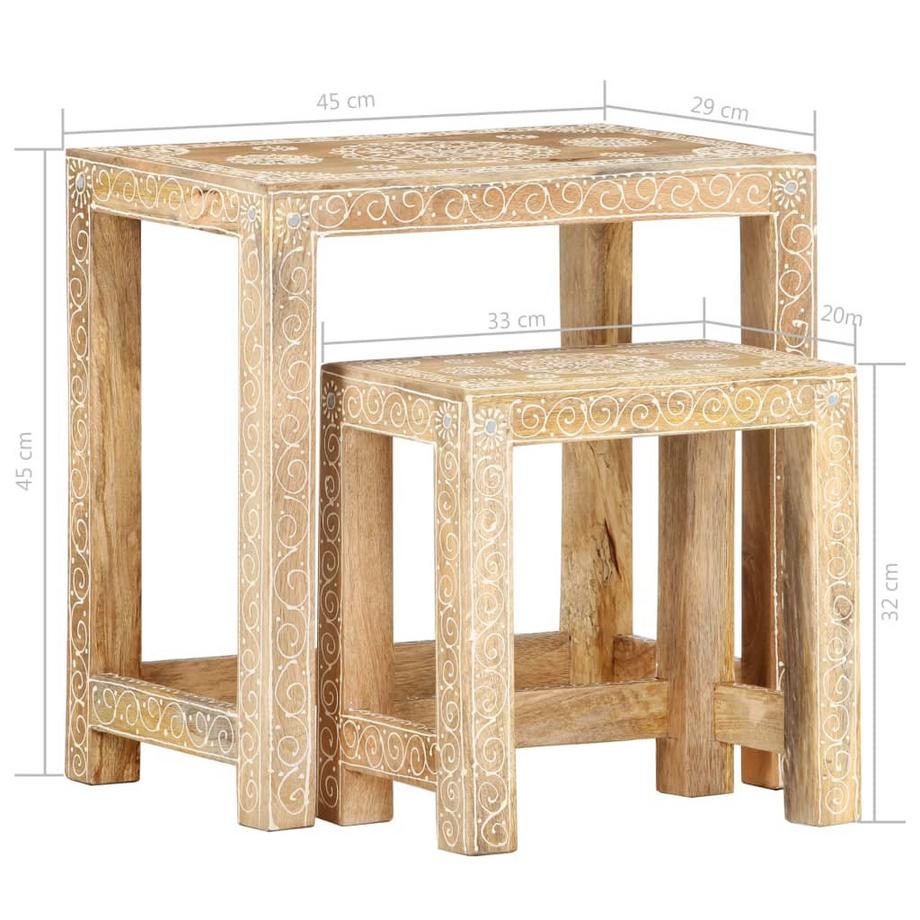 VidaXL tavolino Legno  