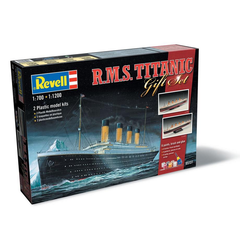 Revell  Level 4 Geschenkset R.M.S. Titanic 2 Modelle 